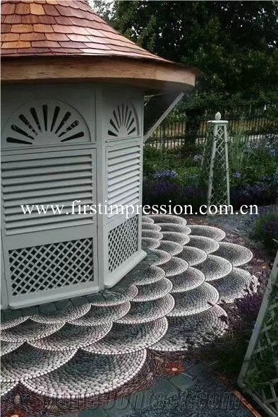 Garden Pebble Stone/Wholesale Walkway Stone