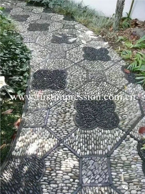 Garden Pebble Stone/Wholesale Walkway Stone