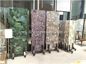 Grey Agate Semi-Precious Stone/Gemstone Slabs