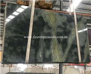 Hot Sale Peakcock Verde Green Marble Slabs&Tiles Hot Sale Peakcock Verde Green Marble Slabs&Tiles