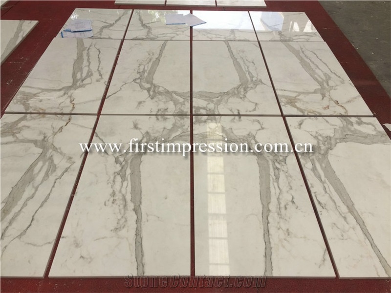 Italian Calacatta Gold Marble Slab/Carrara Marble