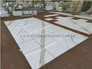 Italian Calacatta Gold Marble Slab/Carrara Marble