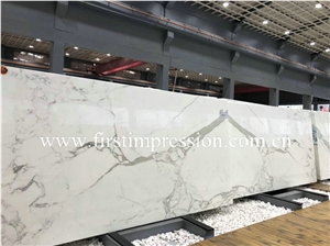 Italy Calacatta White Marble Slabs&Tiles Italy Calacatta White Marble Slabs&Tiles
