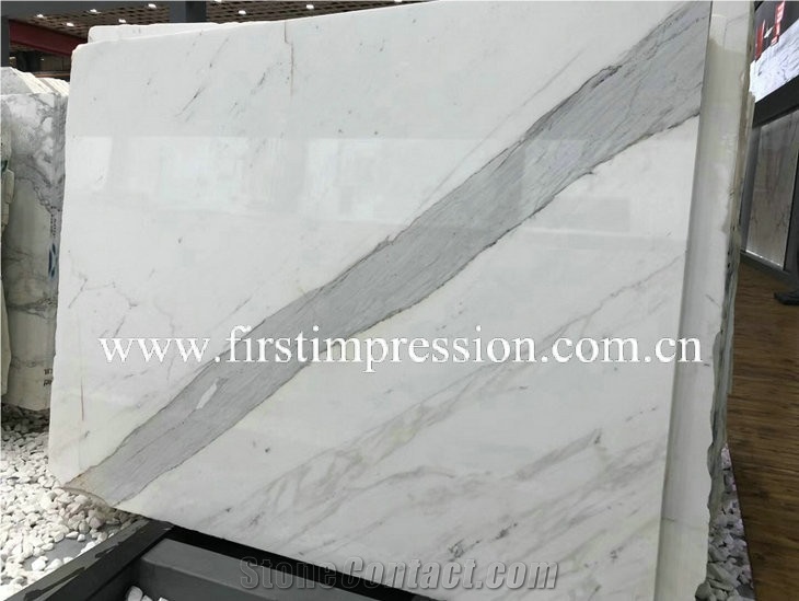 Italy Calacatta White Marble Slabs&Tiles