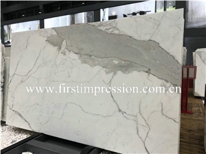 Italy Calacatta White Marble Slabs&Tiles