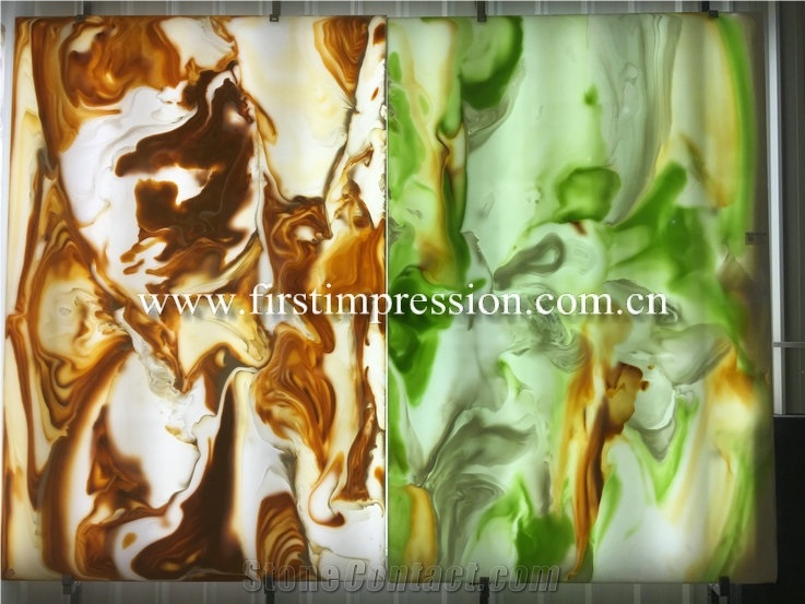 Luxury Artificial Onyx Slabs&Tiles for Walling