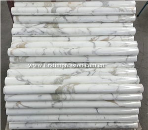Roman Columns/Calacatta Gold Marble Column Molding