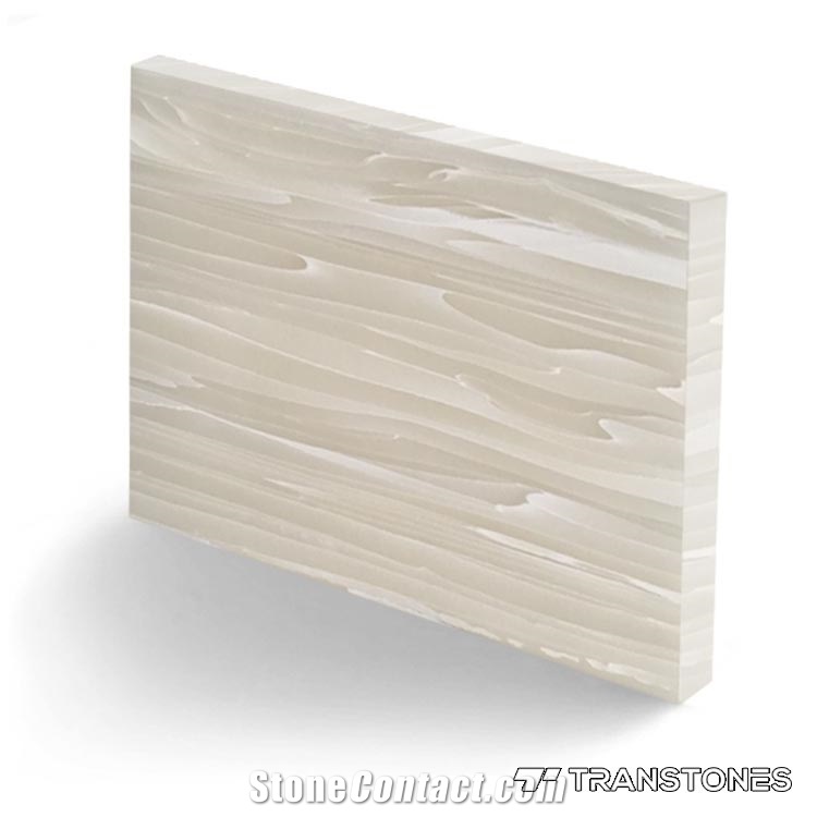 Alabaster Sheet Artificial Stone Wall Tile