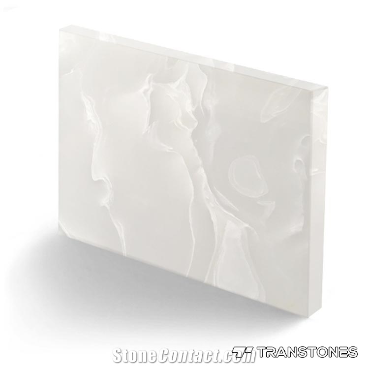 Alabaster Slab Faux Stone Panel