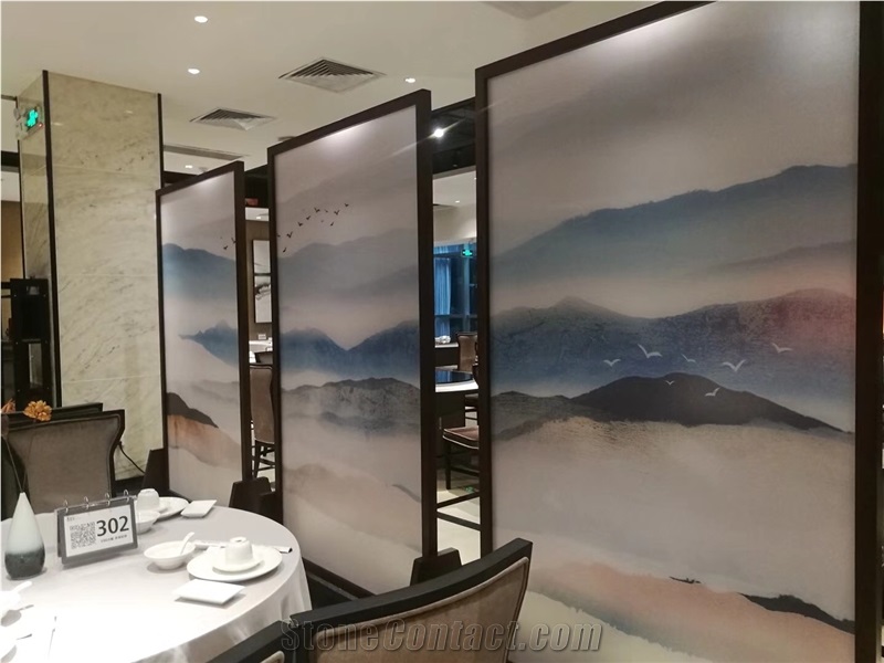 Big Slab Translucent Acrylic Landscape Sheet