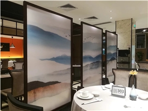Big Slab Translucent Acrylic Landscape Sheet