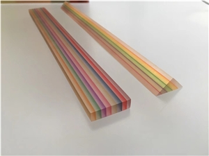 Customized Translucent Multicolor Acrylic Panel