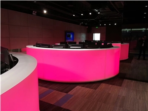 Customized Transtones Artificial Acrylic Table Top