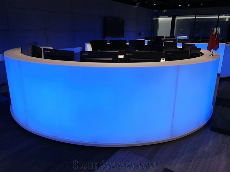 Customized Transtones Artificial Acrylic Table Top