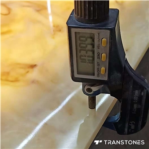 High Transparent Faux Alabaster Kitchen Tile