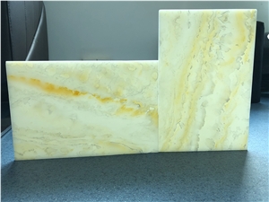 High Transparent Polished Faux Onyx Wall Cladding