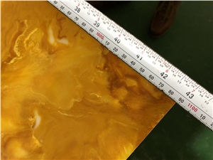 Hot Sale Translucent Yellow Onyx Stone Sheet