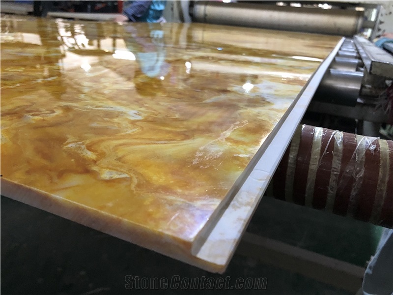 Hot Sale Translucent Yellow Onyx Stone Sheet