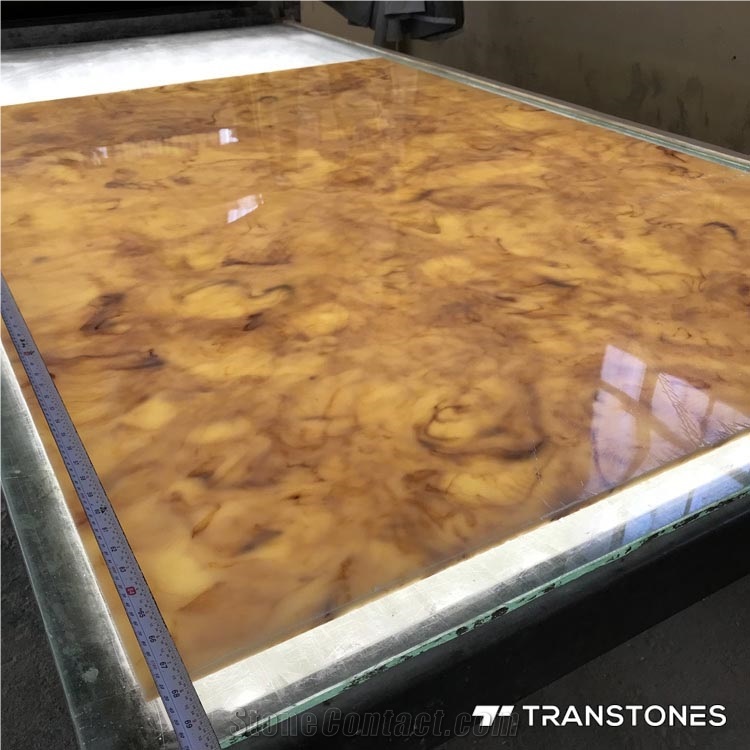 Translucent Artificial Marble Stone Panel