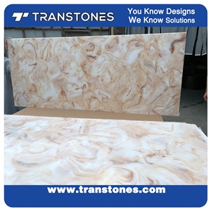 Translucent Faux Alabaster Sheet Wall Panels