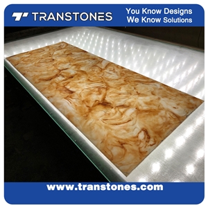 Translucent Faux Alabaster Sheet Wall Panels