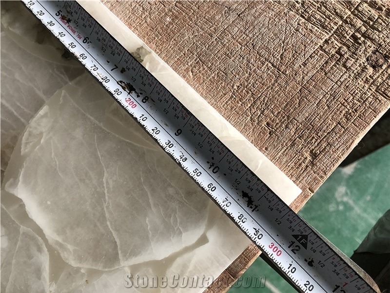 Translucent Faux Polished Onyx Building Stone
