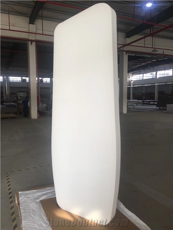 Translucent White Acrylic Led Lighting Feature