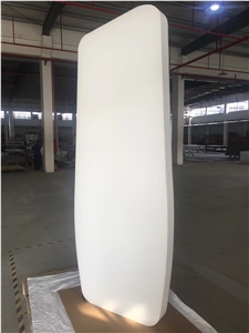 Translucent White Acrylic Led Lighting Feature