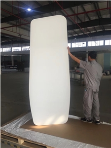 Translucent White Acrylic Led Lighting Feature