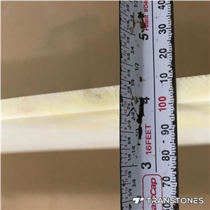 Yellow Onyx Interior Artificial Marble Column