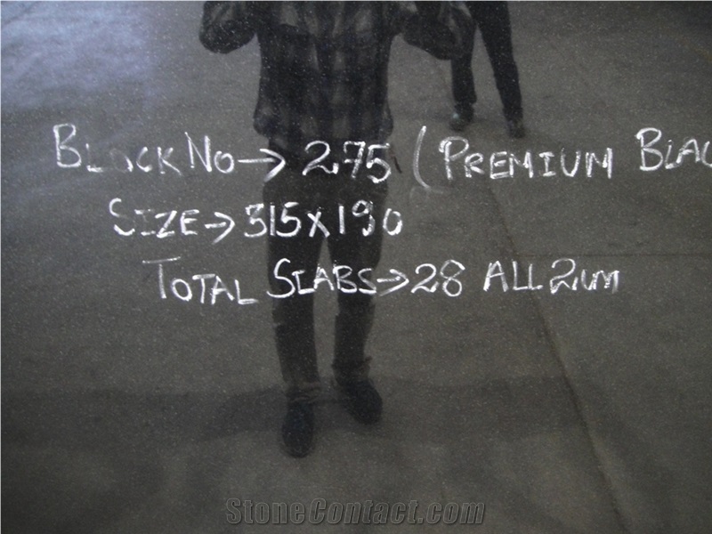 Absolute Black Granite Slabs & Tiles