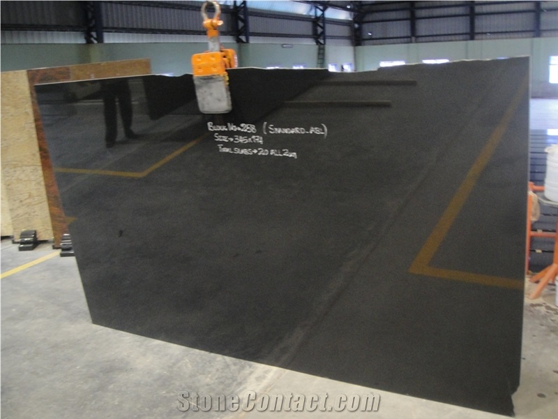 Absolute Black Granite Slabs & Tiles