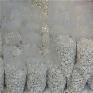 White Natural Pebble Stone