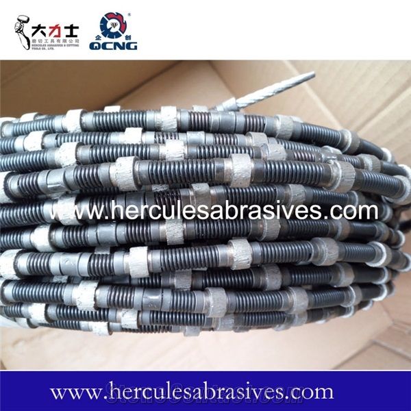 Spring Diamond Wire Cutting Rope For Marble Quarry