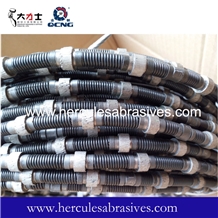 Spring Diamond Wire Ropes For Travertine Quarry