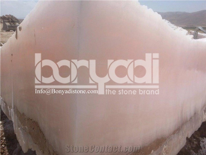 Pink Onyx Block, Iran Pink Onyx