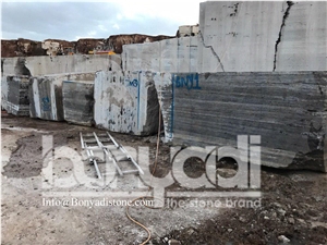 Titanium Travertine Block/Silver Travertine Block