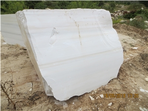 White Sivec Marble Blocks