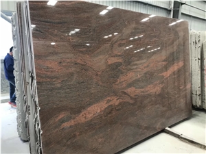 Multicolor Red Slabs Countertop