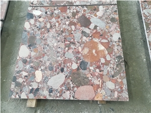 Acid Tumbled Palladio Marinace Red Granite Slabs