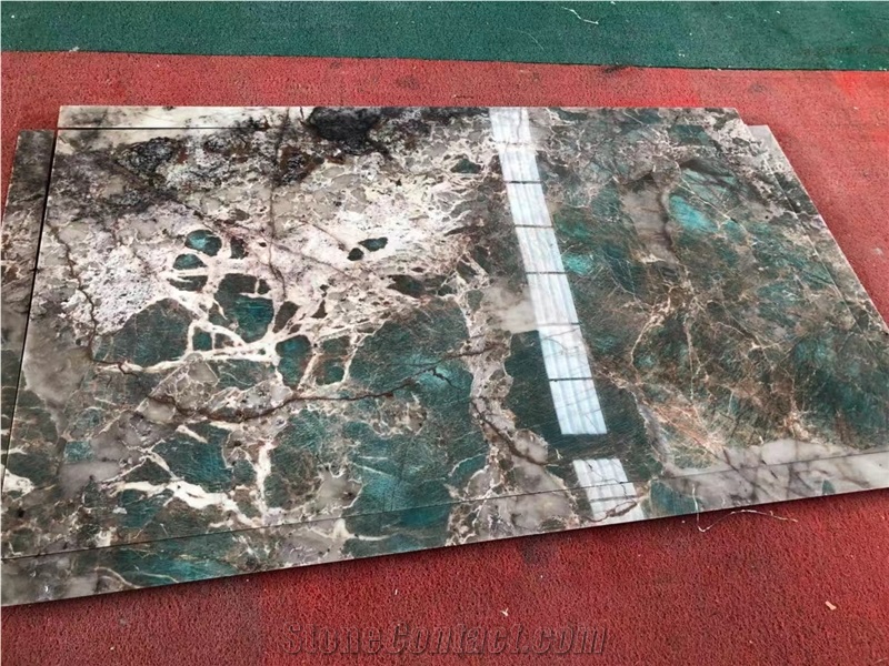 Amazon Green Inexpensive Quartzite for Kitchen Top