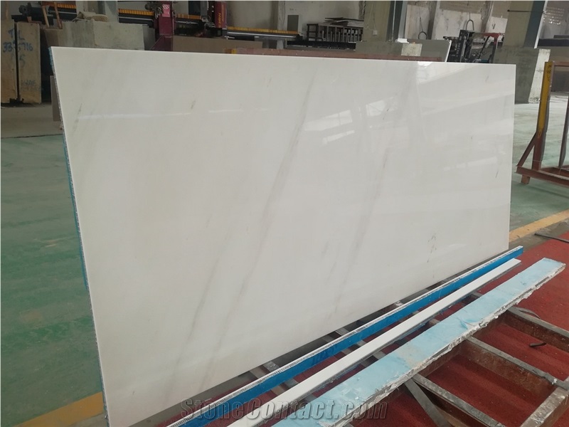 Ariston White Marble Honeycomb Slabs Tiles