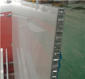 Ariston White Marble Honeycomb Slabs Tiles