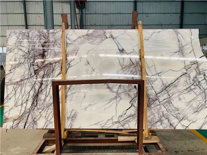 Best Color Kitchen White Lilac Marble Countertops