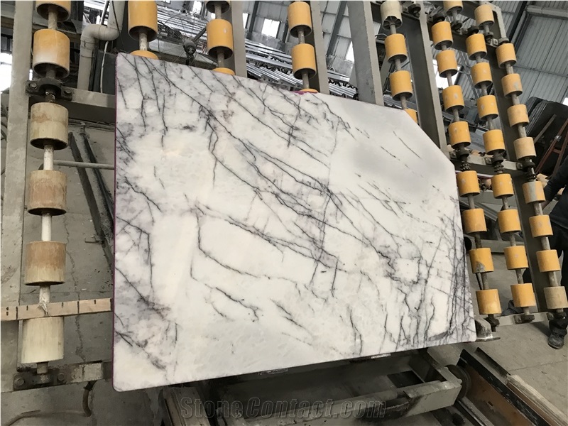 Best Color Kitchen White Lilac Marble Countertops