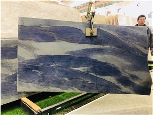 Brazil Azul Macaubas Blue Quartzite Backsplash Tile