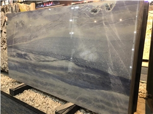 Brazil Azul Macaubas Blue Quartzite Backsplash Tile