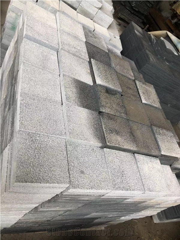 Dark Grey Granite G654 Cuble Pavement Stone