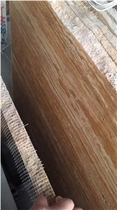 Filled and Honed Golden Yellow Travertine Tiles