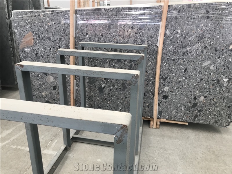 Grey Fossil Discount Marble Supplier Subway Tile